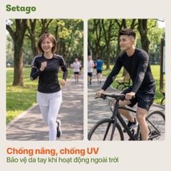 Găng tay chống nắng CoolGo thun lạnh co giãn