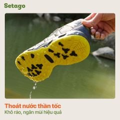 Giày dã ngoại Aqua Rock bám đá thoát nước