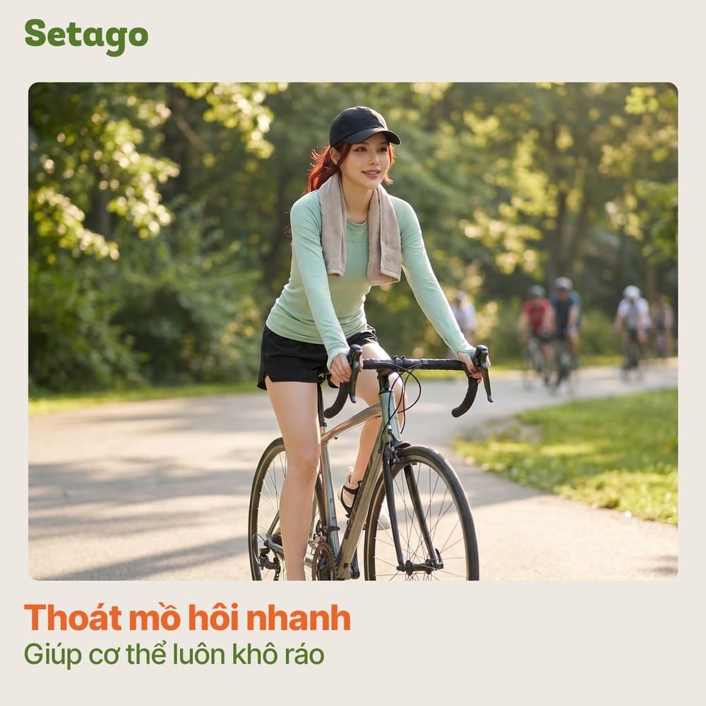 Áo thể thao nữ Remy siêu nhẹ thoáng khí