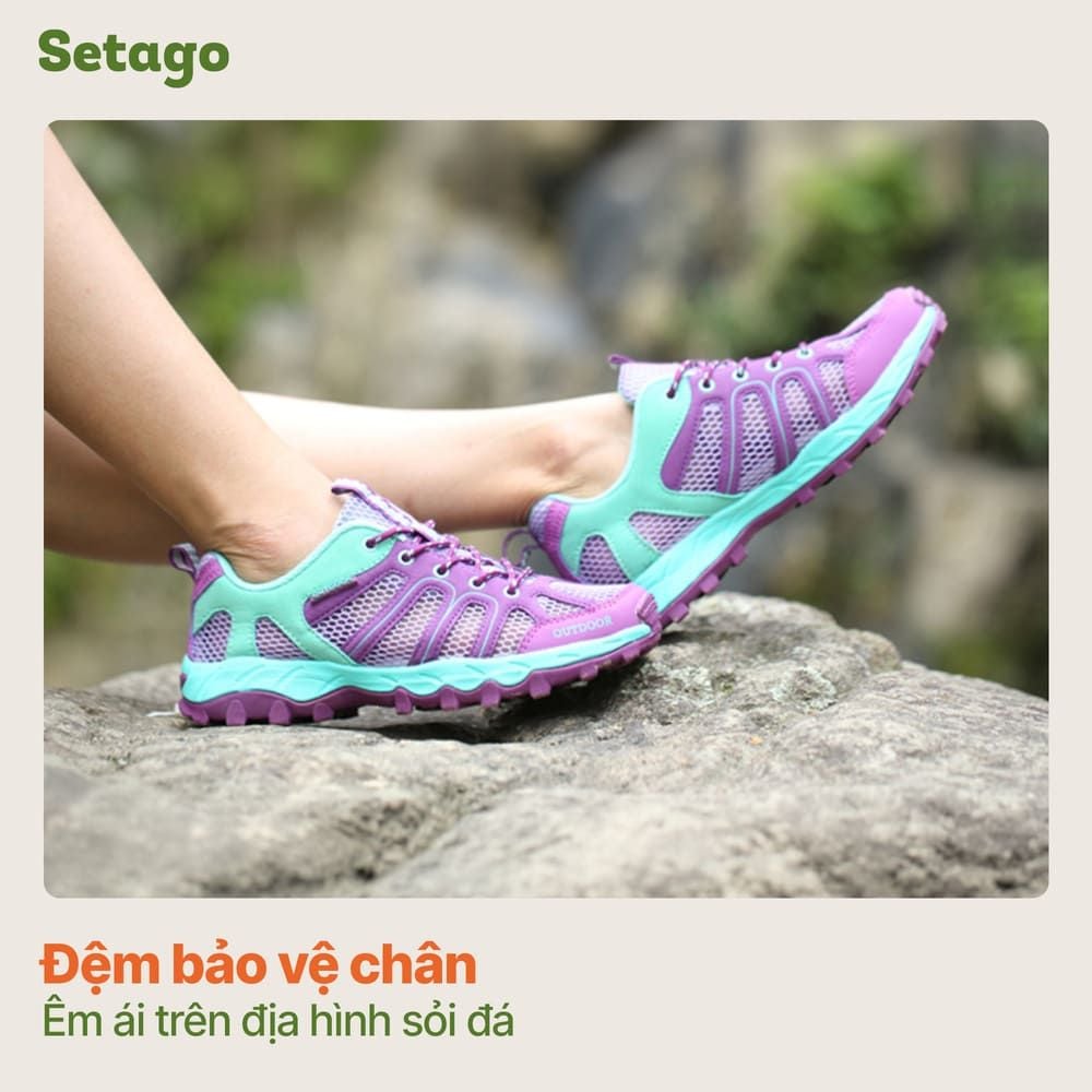 Giày dã ngoại Aqua Hike thoát nước nhanh