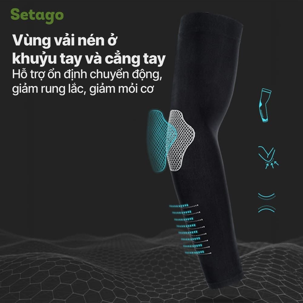 Găng tay chống nắng CoolGo thun lạnh co giãn