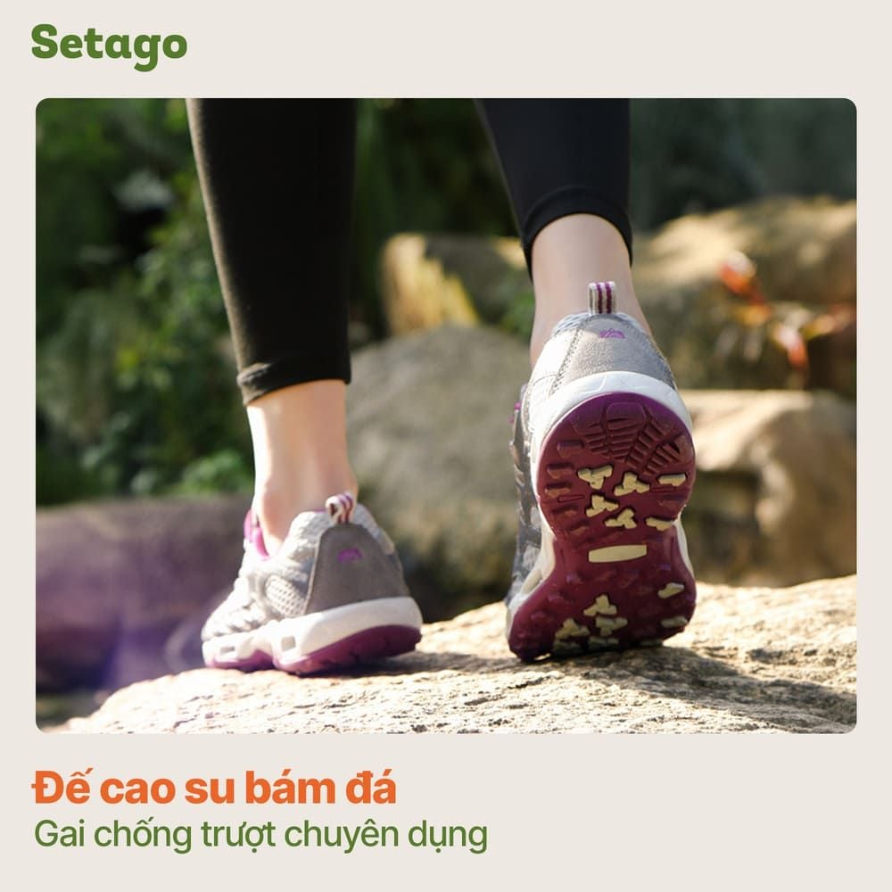Giày dã ngoại Aqua Rock bám đá thoát nước