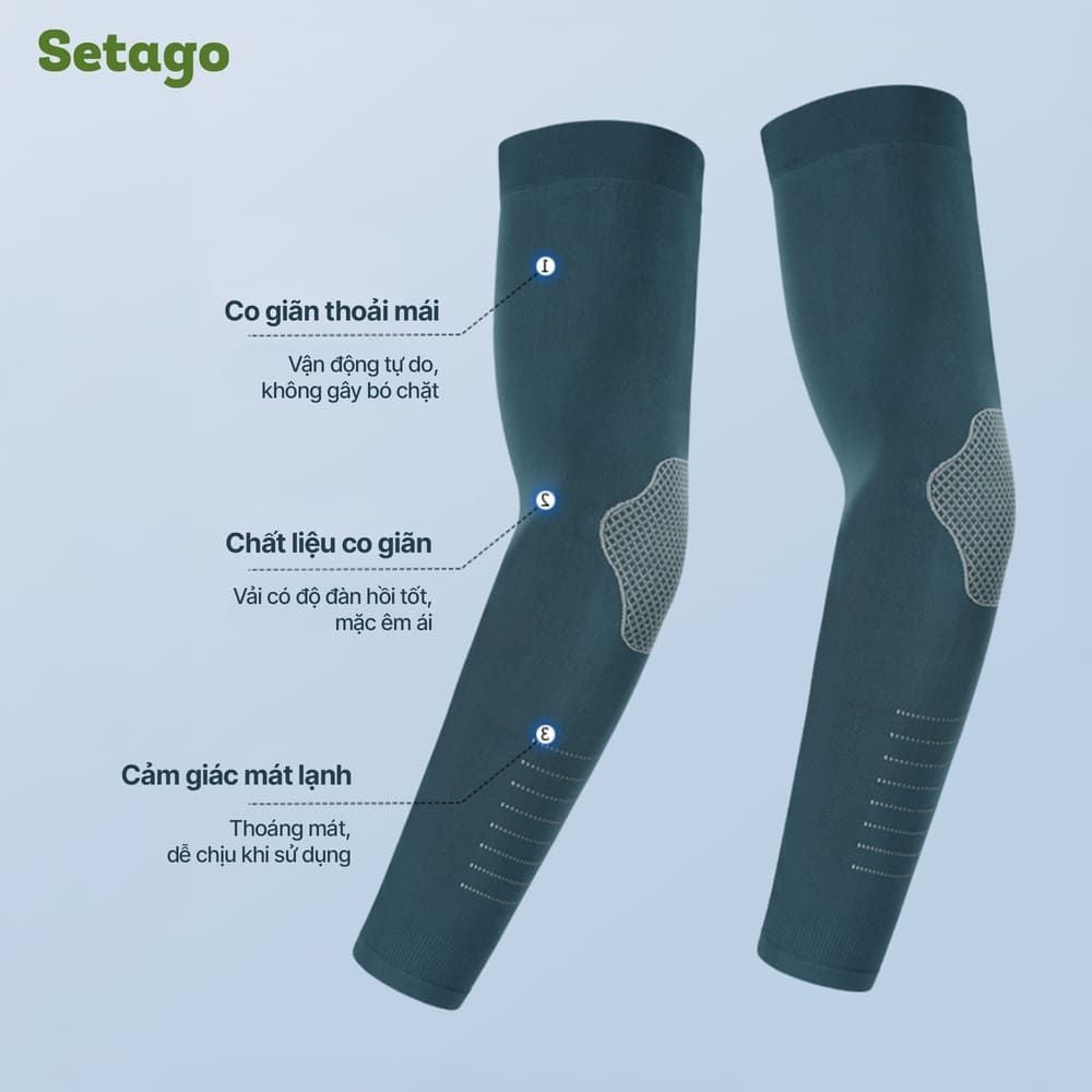 Găng tay chống nắng CoolGo thun lạnh co giãn