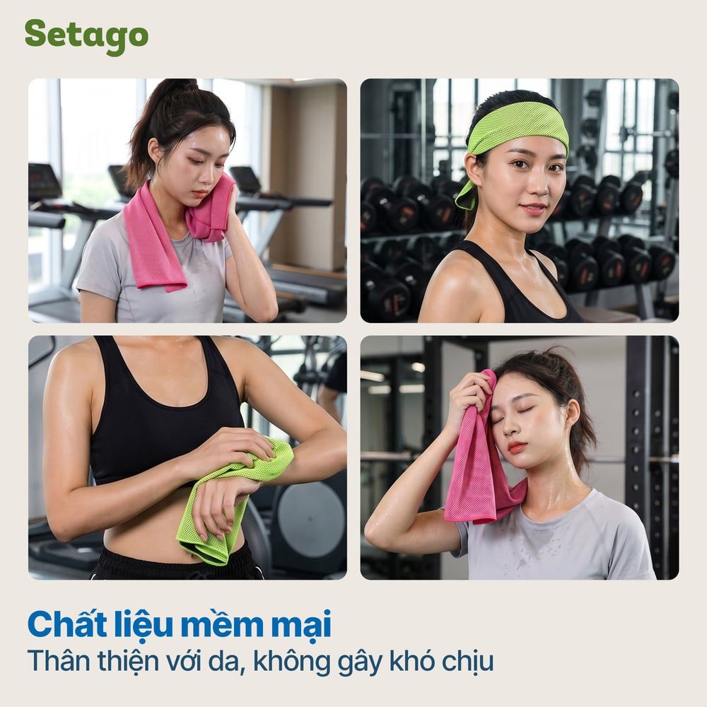 Khăn làm mát Icy Setago giải nhiệt tức thì