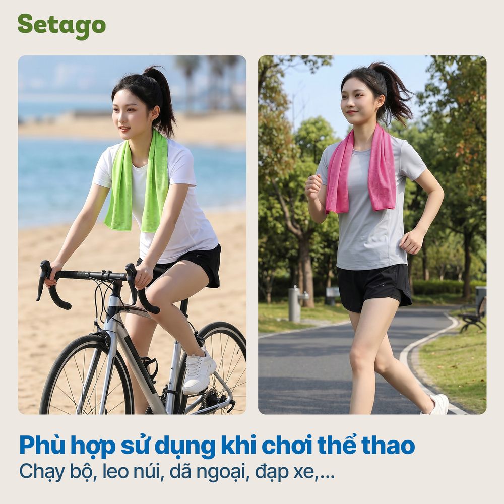 Khăn làm mát Icy Setago giải nhiệt tức thì