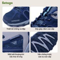 Giày dã ngoại Aqua Hike thoát nước nhanh