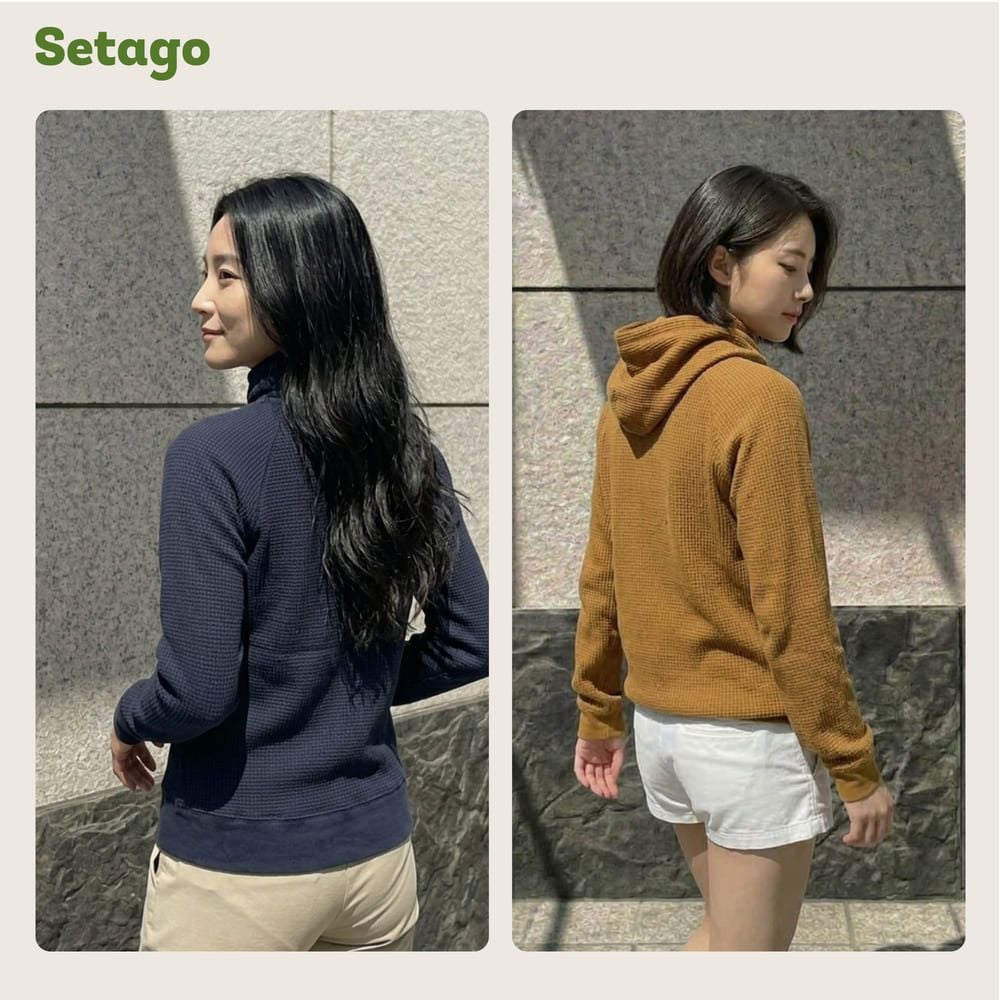 Áo hoodie chạy bộ Air Waffle Setago thoáng khí