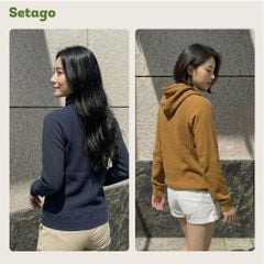 Áo hoodie chạy bộ Air Waffle Setago thoáng khí