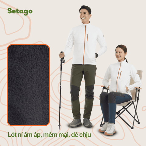 Quần leo núi lót nỉ mùa đông Alaska - Giữ ấm, trượt nước, chống mài mòn