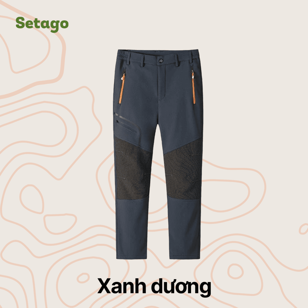 Quần leo núi lót nỉ mùa đông Alaska - Giữ ấm, trượt nước, chống mài mòn