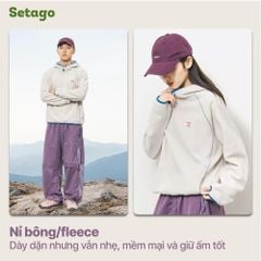 Áo hoodie nỉ bông nhẹ ấm Atlas
