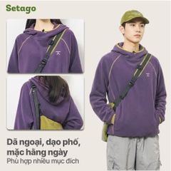 Áo hoodie nỉ bông nhẹ ấm Atlas