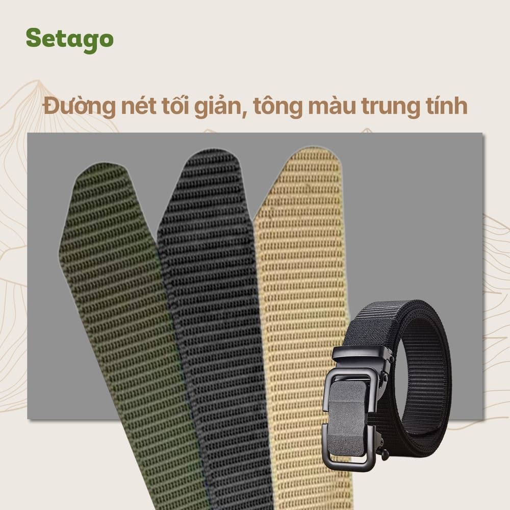 Thắt Lưng Vải Dù Dã Ngoại Axis – Bền Chắc, Nhanh Khô, Dễ Tùy Chỉnh