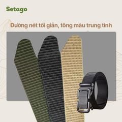 Thắt Lưng Vải Dù Dã Ngoại Axis – Bền Chắc, Nhanh Khô, Dễ Tùy Chỉnh
