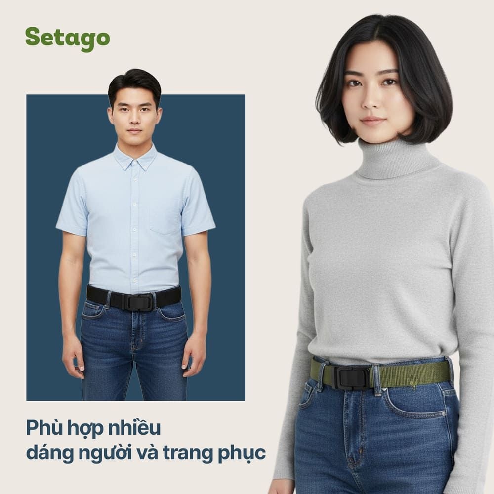 Thắt Lưng Vải Dù Dã Ngoại Axis – Bền Chắc, Nhanh Khô, Dễ Tùy Chỉnh