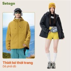 Áo khoác phao du lịch, thời trang siêu nhẹ gấp gọn Cloudy