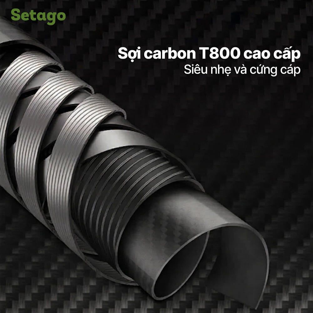 Gậy chạy trail Contoose T800 sợi carbon siêu nhẹ
