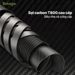 Gậy chạy trail Contoose T800 sợi carbon siêu nhẹ
