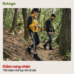Gậy chạy trail Contoose T800 sợi carbon siêu nhẹ