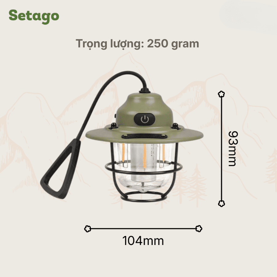Đèn camping retro Cyberbee chống nước