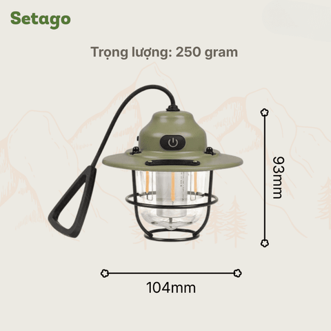Đèn camping retro Cyberbee chống nước