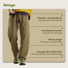 Quần dã ngoại leo núi chống nước DryPeak - Chống nước, khô ráo ở mọi cao dộ