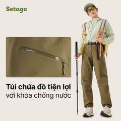 Quần dã ngoại leo núi chống nước DryPeak - Chống nước, khô ráo ở mọi cao dộ