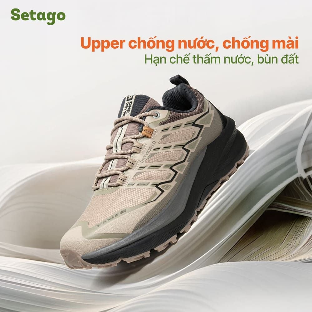 Giày dã ngoại DryWorld chống nước bám địa hình