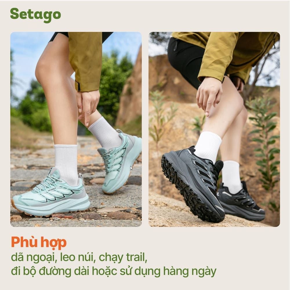 Giày dã ngoại DryWorld chống nước bám địa hình