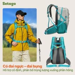 Balo dã ngoại Electron 40L chống nước bền bỉ