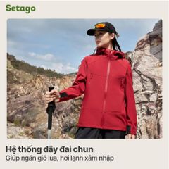 Áo khoác Softshell Elven chống nước lót nỉ