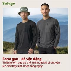 Áo dài tay dã ngoại Ember lót nỉ mỏng nhanh khô