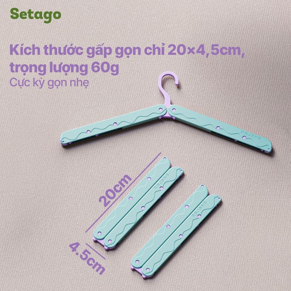 Móc treo quần áo đa năng, gấp gọn siêu nhẹ Foldie