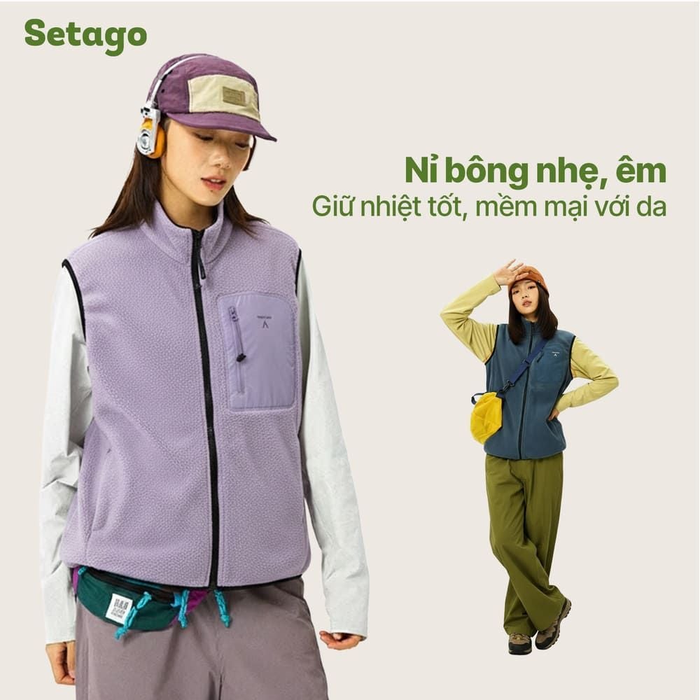 Áo khoác Gile nỉ bông Frodi giữ nhiệt, siêu nhẹ