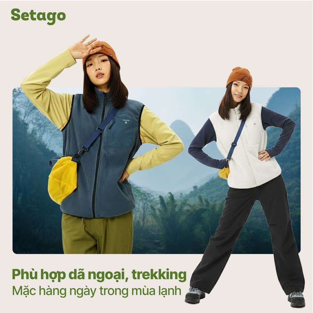 Áo khoác Gile nỉ bông Frodi giữ nhiệt, siêu nhẹ