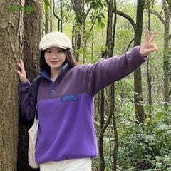 Áo nỉ bông Froza cổ cao giữ ấm phong cách Outdoor