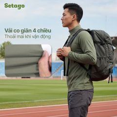 Áo thun Haven Halfzip nhẹ thoáng khí cho nam