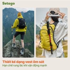 Balo dạng vest Luruida 15L siêu nhẹ ôm sát