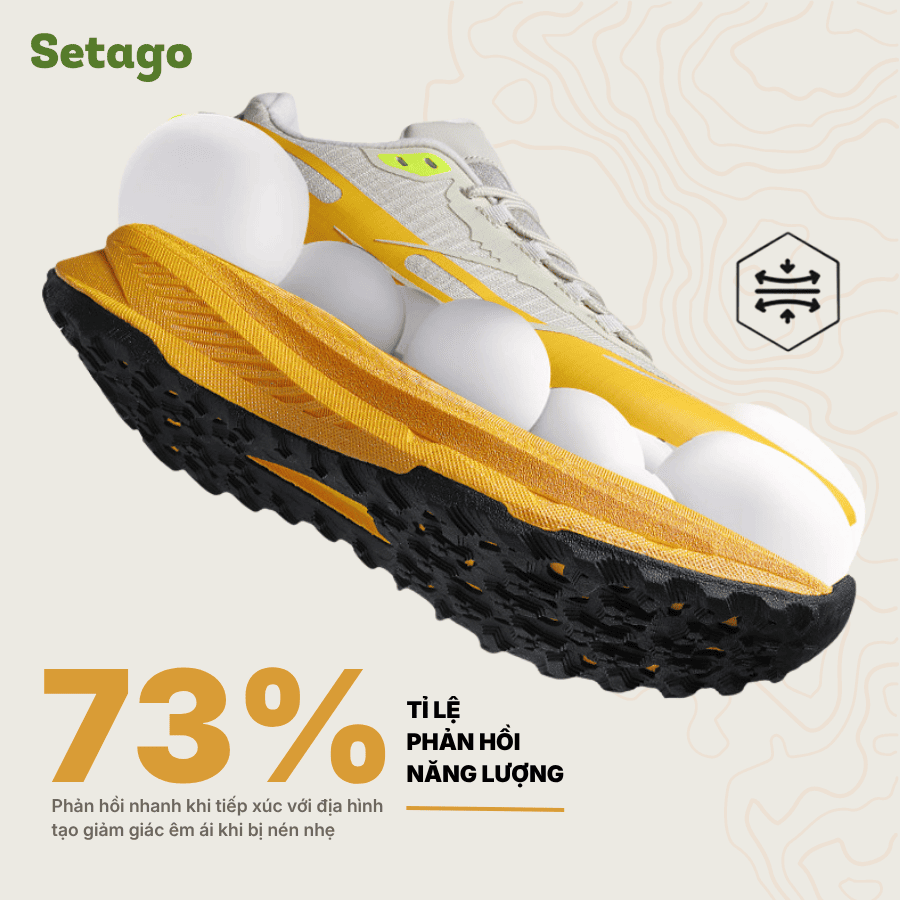 Giày Mamba Setago chạy trail bám đường siêu êm