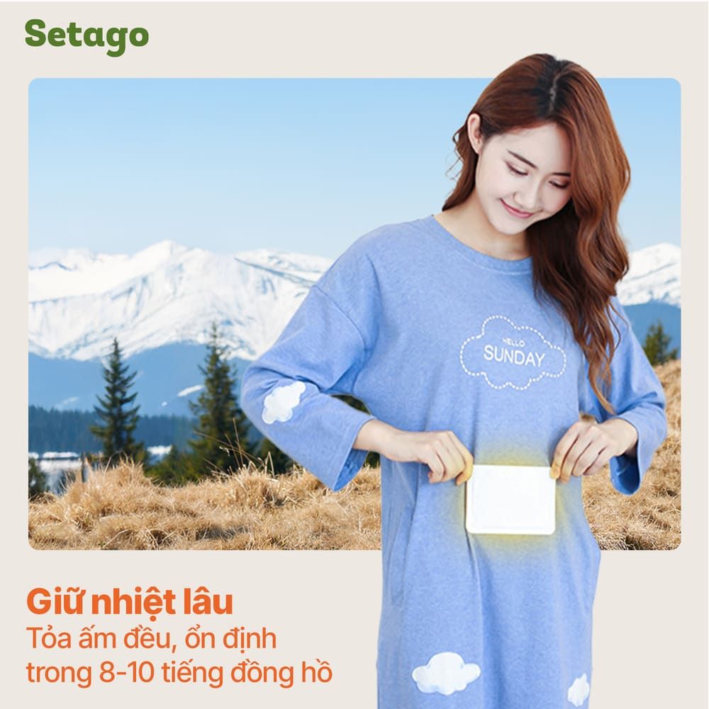 Gói 10 miếng dán giữ nhiệt Nanjiren Body ấm 10h