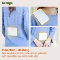 Gói 10 miếng dán giữ nhiệt Nanjiren Body ấm 10h