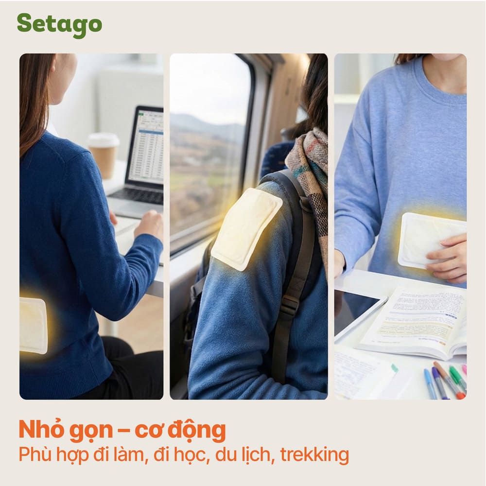 Gói 10 miếng dán giữ nhiệt Nanjiren Body ấm 10h