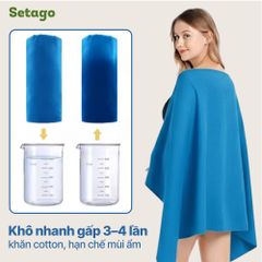 Khăn Microfiber Setago – Nhanh khô, Siêu nhẹ