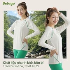 Áo dã ngoại dài tay nhanh khô Setago Nava