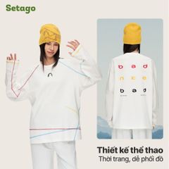 Áo dài tay NiceBad Oversize thể thao