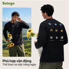 Áo dài tay NiceBad Oversize thể thao