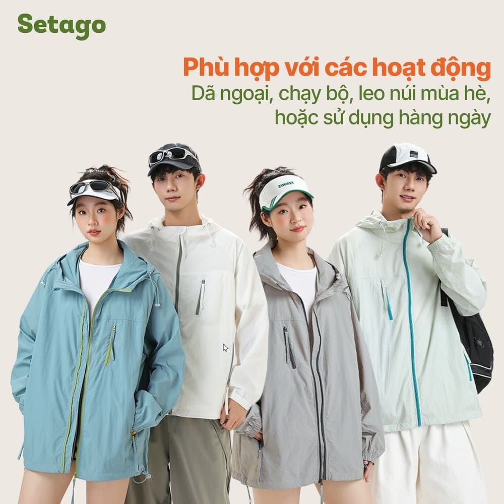 Áo khoác Nordee dã ngoại chống nắng UPF 50+