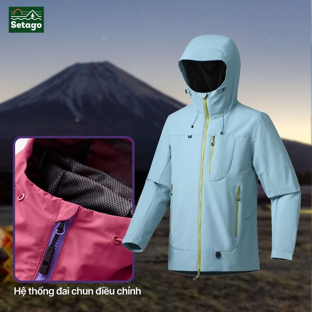Nordic áo khoác dã ngoại - chống nước, giảm mài mòn, nhiều màu cá tính