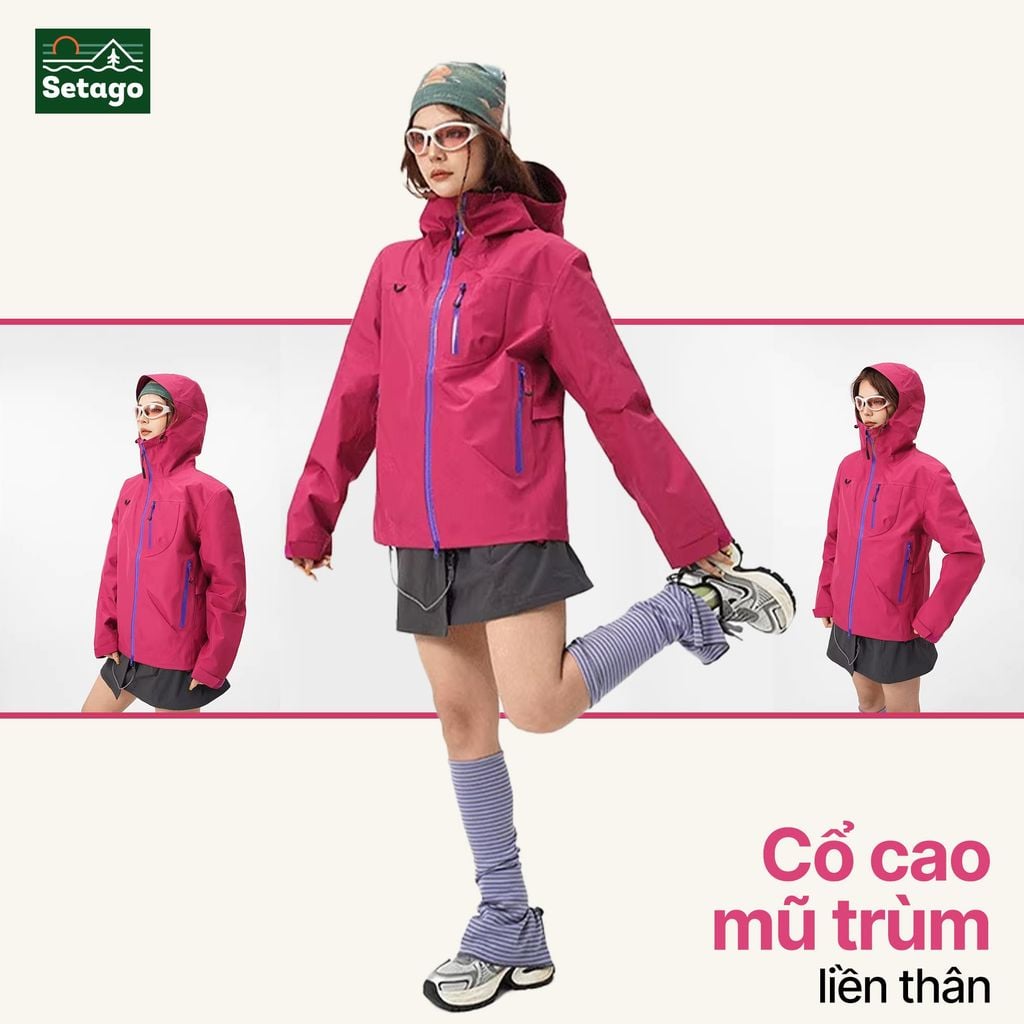 Nordic áo khoác dã ngoại - chống nước, giảm mài mòn, nhiều màu cá tính