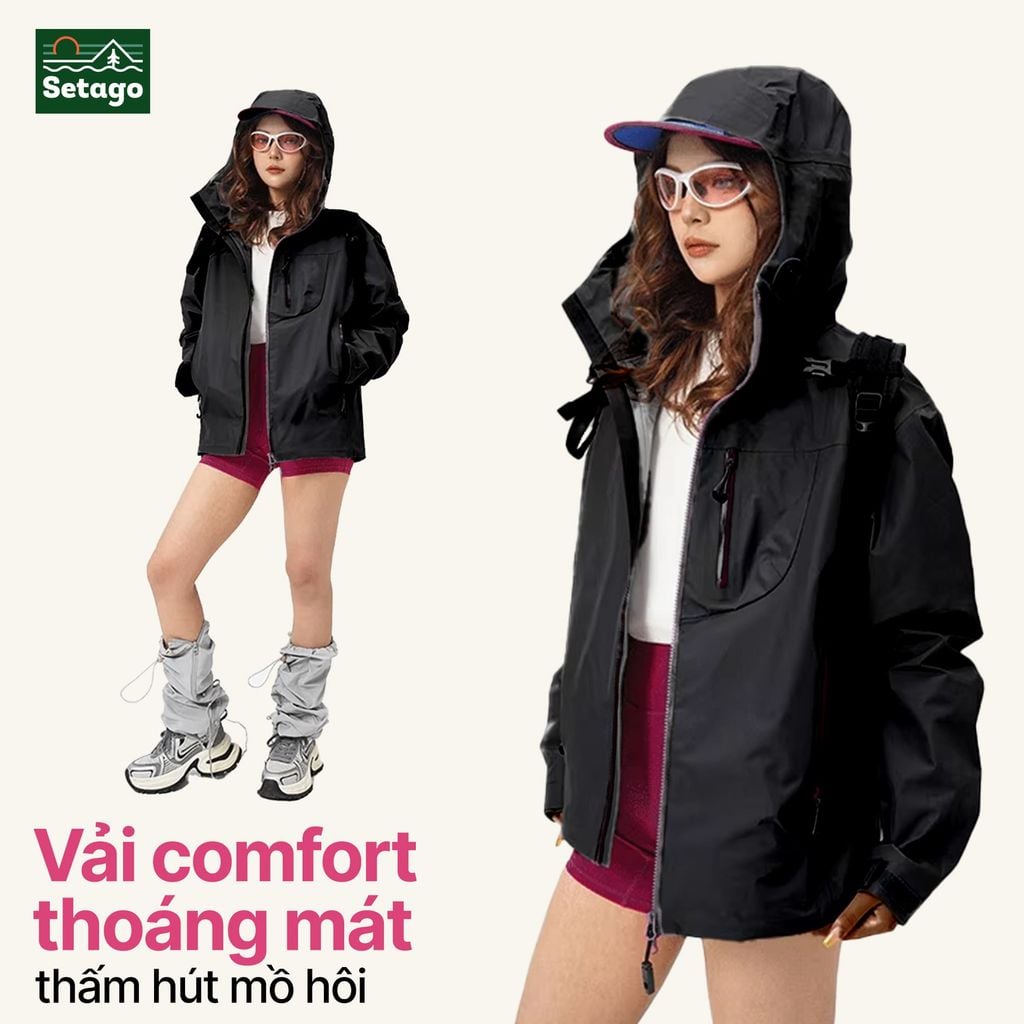 Nordic áo khoác dã ngoại - chống nước, giảm mài mòn, nhiều màu cá tính